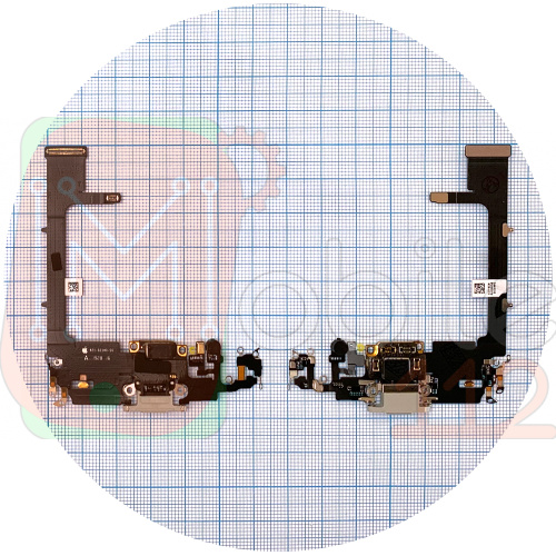 Шлейф Apple iPhone 11 Pro с разъемом зарядки и микрофоном (белый оригинал 100%) фото 2