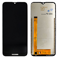 Дисплей Doogee Y8, X90L з тачскріном (чорний)