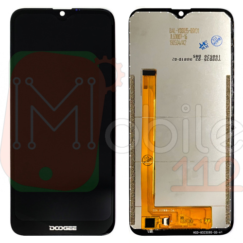 Дисплей Doogee Y8, X90L з тачскріном (чорний)