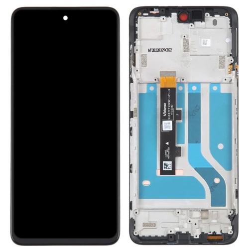 Дисплей Motorola Edge 20 Lite XT2139-1 з тачскріном (оригинал 100% Service Pack з сірою рамкою)