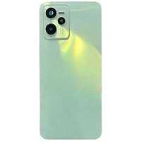 Задня кришка Realme C35 (зелена оригінал Китай зі склом камери)