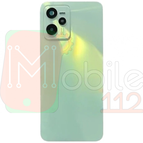 Задня кришка Realme C35 (зелена оригінал Китай зі склом камери)