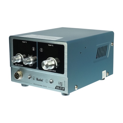 Паяльная станция прецизионная Kaisi 8521P-115, фен 100C - 450C, паяльник стандарта JBC 115 200C - 500C, 800W фото 4