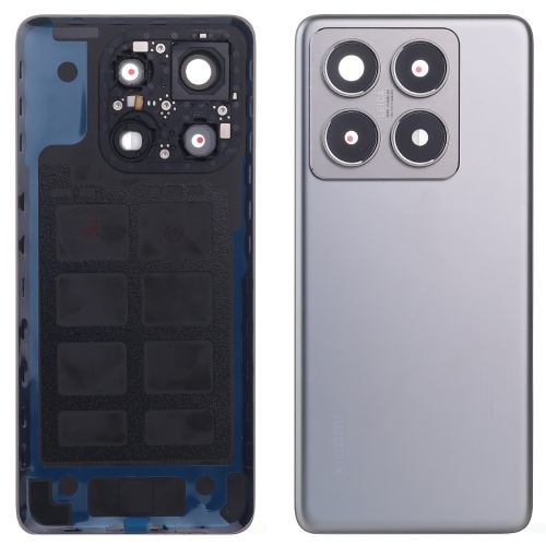 Задня кришка Xiaomi 14T Pro (сіра Original New зі склом камери)