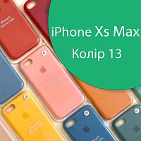 Чохол Silicone case для iPhone Xs Max оригінал (зелений spearmint №13)