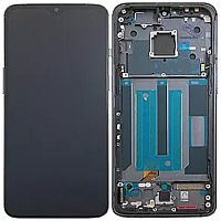Дисплей OnePlus 7 GM1900 + тачскрин (оригинал REF с серой рамкой)