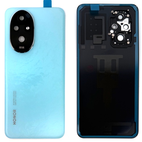 Задня кришка Honor 200 (блакитна, Emerald Green Original New зі склом камери)