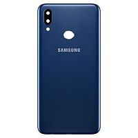 Задняя крышка Samsung Galaxy A10s 2019 A107F (синяя оригинал Китай со стеклом камеры)