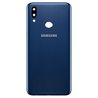 Задня кришка Samsung Galaxy A10s 2019 A107F (синій оригінал Китай зі склом камери)