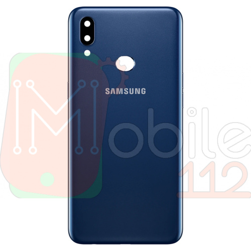 Задняя крышка Samsung Galaxy A10s 2019 A107F (синяя оригинал Китай со стеклом камеры)