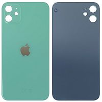 Задняя крышка Apple iPhone 11 (зеленая оригинал Китай с большим отверстием)