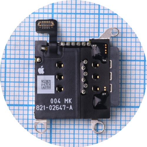 Шлейф Apple iPhone 12 з роз'ємом Sim-карти (оригінал 100%)