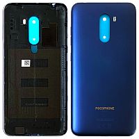 Задняя крышка Xiaomi Pocophone F1 M1805E10A (синяя Original New)