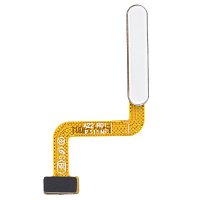 Шлейф Samsung Galaxy A22 4G A225F з кнопкою ввімкнення та сканером відбитка (білий оригінал Китай)