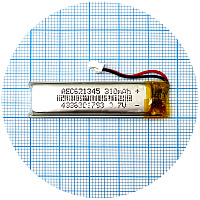 Акумулятор універсальний 621345 46 х 12 х 4,5 мм  310 mAh 3.7V