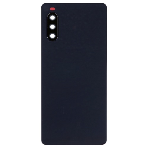 Задня кришка Sony Xperia 10 III XQ-BT52 (чорна оригінал Китай зі склом камери)