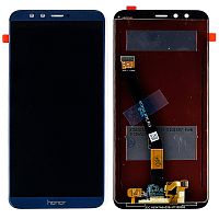 Дисплей Huawei Honor 9 Lite LLD-L31 L11 + тачскрин (синий Big LCD с рамкой)