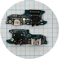 Шлейф Oppo A17, A17k с разъемами зарядки и наушников, микрофоном - нижняя плата (AAA)