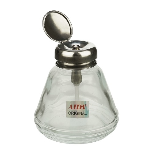 Ёмкость для спирта с дозатором Aida AD-18B, стеклянная, (180 ml)