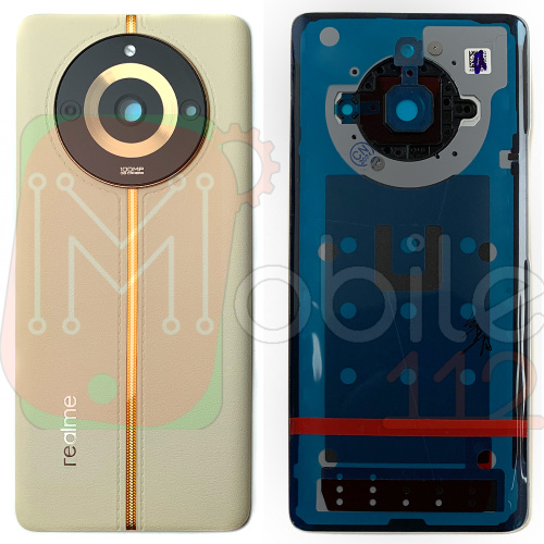 Задня кришка Realme 11 Pro, Realme 11 Pro+ Plus (золотиста Original New зі склом камери)