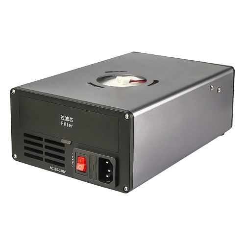 Паяльна станція прецизійна IHD D-301, фен, паяльник T12, цифрова індикація, витяжка з вугільним фільтром, LED підсвічування фото 6