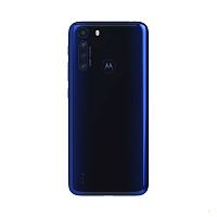 Задня кришка Motorola One Fusion XT2073-2 (синя оригінал Китай зі склом камери)