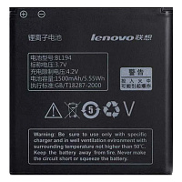 Акумулятор Lenovo BL194 A288T A298T A326 A520 A530 A560E A660 A690 A698T A780 A790E 1500 mAh