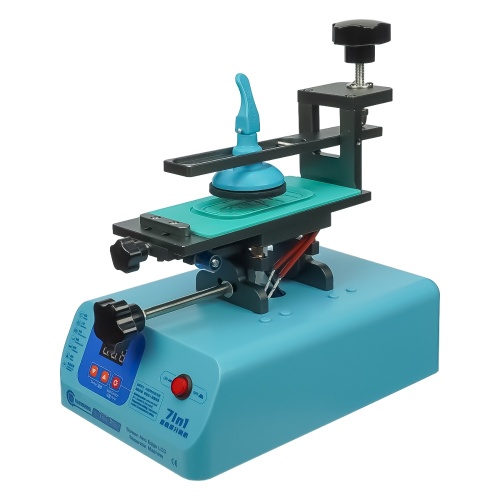 Сепаратор 8,5" (19,5 x 8 см) Sunshine S-918L Plus з поворотною, похилою робочою поверхнею, затискачем та вбудованим компресором