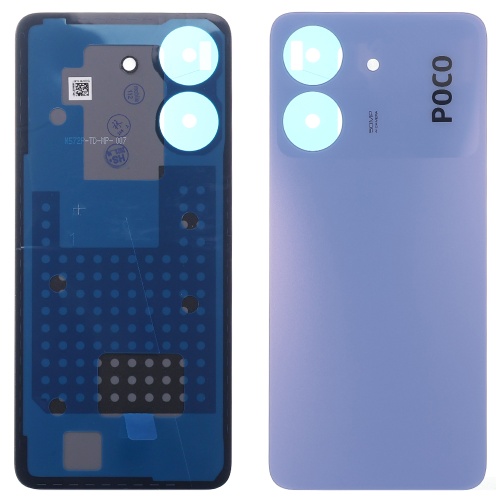 Задня кришка Xiaomi Poco C65 (фіолетова оригінал Китай)