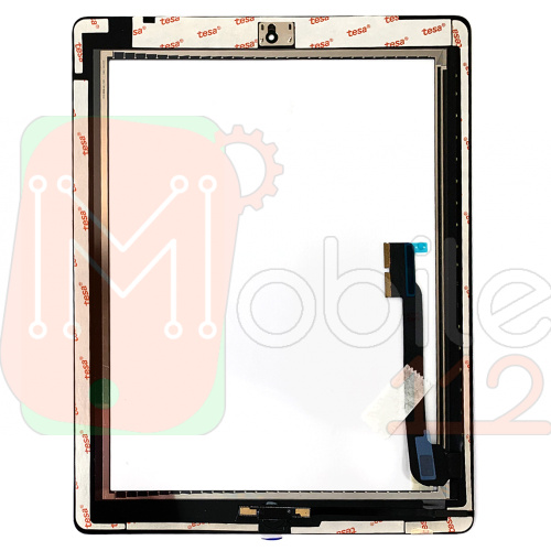 Тачскрін Apple iPad 3, iPad 4 (для iPad 4 чорний OCA Pro з кнопкою Home)