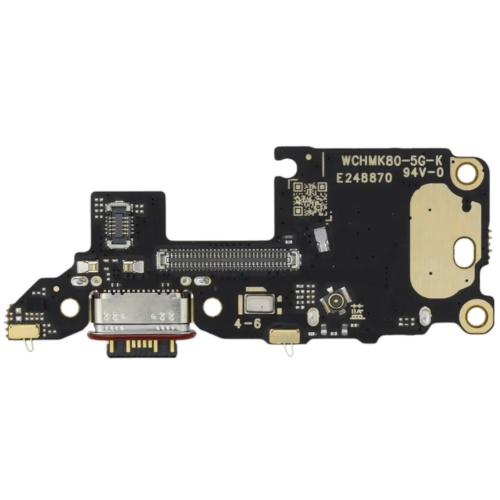 Шлейф Xiaomi Poco F7 Pro з роз'ємами зарядки та Sim-карти - нижня плата (AAA)