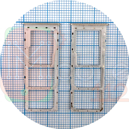 Тримач SIM карти Xiaomi Mi A2 Lite, Redmi 6 Pro (золотистий на 2 SIM + Micro SD)