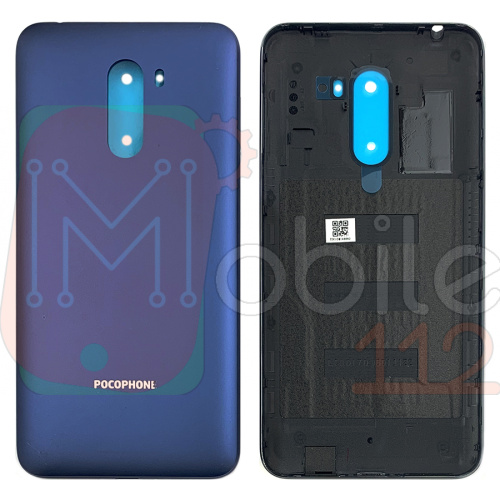 Задняя крышка Xiaomi Pocophone F1 M1805E10A (синяя)