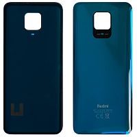 Задняя крышка Xiaomi Redmi Note 9S, Redmi Note 9 Pro Max совм. Redmi Note 9 Pro (синяя оригинал Китай)