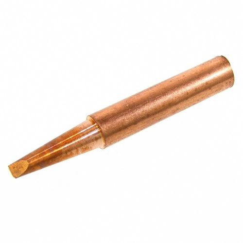 Жало паяльника мідне 900M-T-2.4D конус з двостороннім зрізом, 2.4 мм