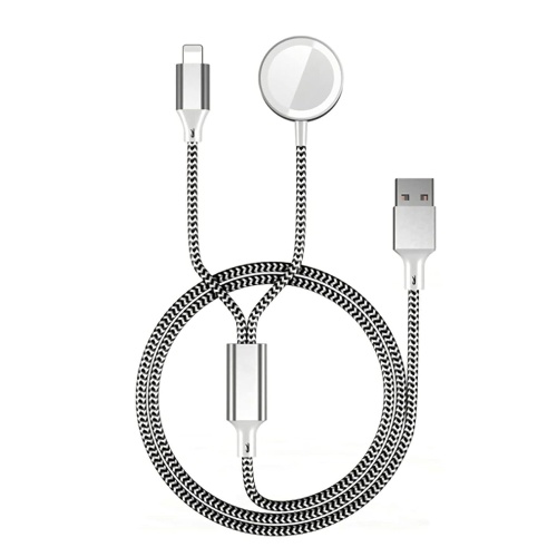 Кабель зарядки Azeada PD-W13 2 in 1 Wireless Charger for iWatch Кабель зарядки Azeada PD-W13 2 in 1 Wireless Charger for iWatch