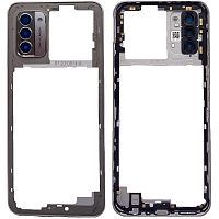 Рамка корпуса Nokia G42 (серая без стекла камеры)