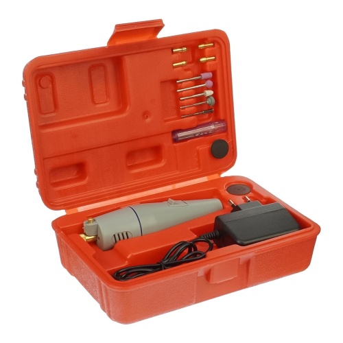 Бормашина в кейсе Aida A-061 (набор насадок для гравировки, шлифовки, полировки, 12V 1A 20W) фото 5 Бормашина в кейсе Aida A-061 (набор насадок для гравировки, шлифовки, полировки, 12V 1A 20W) фото 5