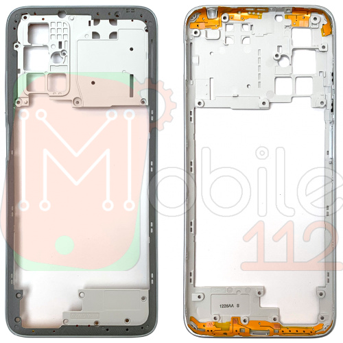 Рамка корпусу Xiaomi Redmi 10, Redmi 10 2022 (срібляста)
