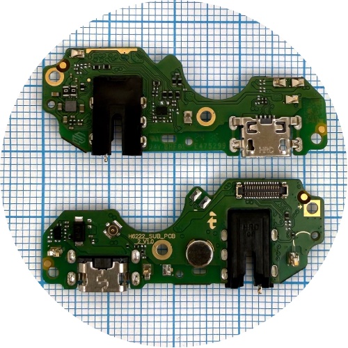 Шлейф Tecno Spark Go 2022 KG5h з роз'ємами зарядки та навушників, мікрофоном - нижня плата (оригінал Китай) фото 2 Шлейф Tecno Spark Go 2022 KG5h з роз'ємами зарядки та навушників, мікрофоном - нижня плата (оригінал Китай) фото 2