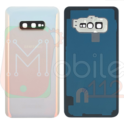 Задня кришка Samsung Galaxy S10e G970F (біла оригінал Китай зі склом камери)