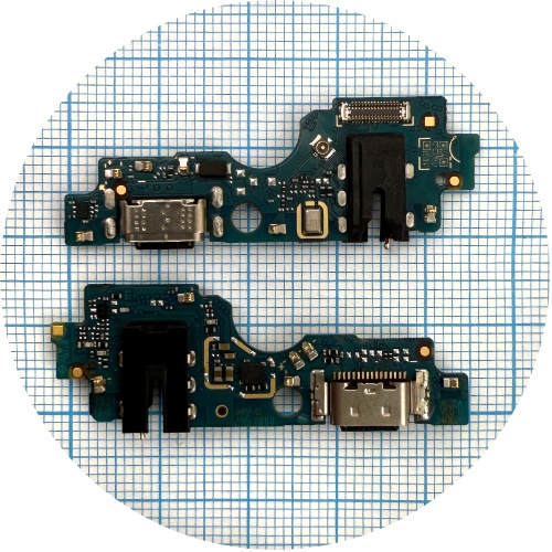 Шлейф Infinix Smart 9 X6532 з роз'ємами зарядки, навушників та мікрофоном - нижня плата (AAA)