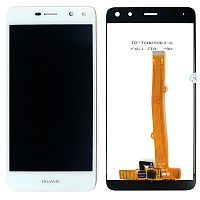 Дисплей Huawei Y5 2017 MYA-L02 L22 U29, Y6 2017 51050NFE з тачскріном (білий оригінал Китай)