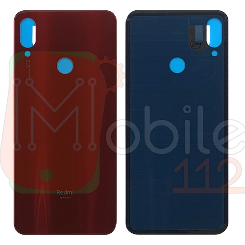 Задня кришка Xiaomi Redmi Note 7 m1901f7g, Redmi Note 7 Pro m1901f7s (червона оригінал Китай)