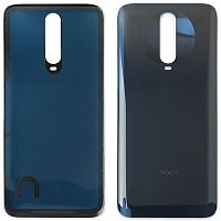 Задняя крышка Xiaomi Redmi K30, Poco X2 (черная оригинал Китай)