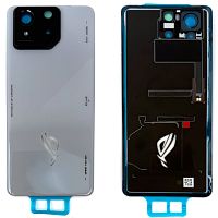 Задня кришка Asus ROG Phone 8 (сіра оригінал 100% зі склом камери)