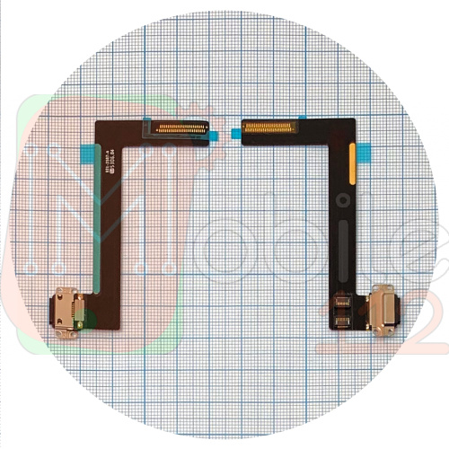 Шлейф Apple iPad Air 2 з роз'ємом зарядки (чорний AAA)