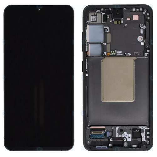 Дисплей Samsung Galaxy S24 S921 з тачскріном (оригінал OEM SP із чорною рамкою)