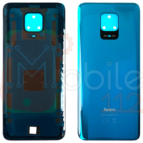 Задняя крышка Xiaomi Redmi Note 9S, Redmi Note 9 Pro Max совм. Redmi Note 9 Pro (синяя Original New)