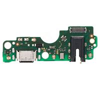 Шлейф Infinix Smart 8 X6525 з роз'ємами зарядки, навушників та мікрофоном - нижня плата (оригінал Китай)